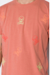 Модная футболка в стиле Casual 155P5071 бледно-коралловый
