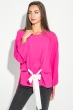 Блузка женская с бантом 64PD242 малиновый