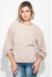 Блузка женская с бантом 64PD242 бежевый
