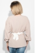 Блузка женская с бантом 64PD242 бежевый