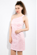 Платье женское 64PD3301-1 розовый клетка