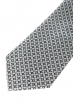 Галстук мужской практичный дизайн 50PA0004 серо-черный