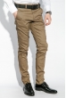 Брюки мужские зауженный крой 408F001-1 песочный