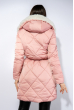 Куртка женская с меховыми вставками 120PSKL5281 розовый