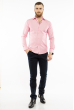 Мужская рубашка 120PAR112-1 светло-розовый