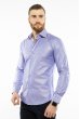 Мужская рубашка 120PAR112-1 светло-синий