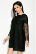 Платье женское с круглым вырезом 64PD236-1 черный