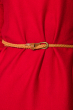 Туника женская приятная к телу, с поясом 619K003 красный