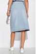 Джинсовая юбка модного покроя 120PAML063 голубой