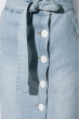 Джинсовая юбка модного покроя 120PAML063 голубой