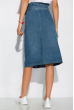 Джинсовая юбка модного покроя 120PAML063 светло-синий