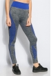 Лосины спортивные женские 19PL104-2 серо-синий