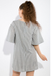 Платье женское 64PD212 серый полоска