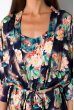 Комплект (халат, сорочка) с цветочным принтом 83P005 цветочный принт