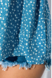 Блуза женская с нежным цветочным принтом 266F011-10 васильковый