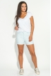 Шорты женские светлые 254F006-4 светло-голубой