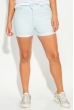 Шорты женские светлые 254F006-4 светло-голубой
