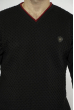 Стильный мужской пуловер 85F190 черный