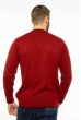 Стильный мужской пуловер 85F190 вишневый