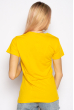 Стильная футболка с фламинго 600F017 желтый