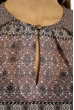 Блуза женская с круглым вырезом 118P319-1 лиловый