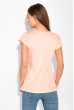 Принтованная женская футболка 147P016-13 персиковый