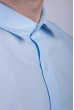 Рубашка мужская стильная 2B001 голубой