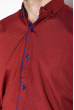 Рубашка мужская 129P054 бордовый