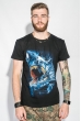 Футболка мужская с принтом 976K001-8 черный