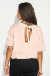 Свитер женский с завязками на спине 000KO044-11 персиковый