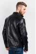 Куртка мужская из эко-кожи 19P053 черный