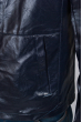 Куртка мужская из эко-кожи 19P053 темно-синий