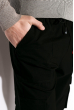 Стильные брюки с манжетами 120PMH006 черный