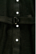 Платье (полубатал) женское с поясом, однотонное 64PD290-2 черный