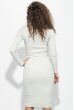 Платье женское приталенный силуэт, круглый вырез 359F005 светло-серый