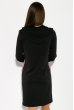Платье женское спортивное с лампасами 87PV218 черный