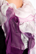 Шарф женский 120PELMR020 молочный / темно-фиолетовый