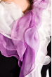 Шарф женский 120PELMR020 молочно-фиолетовый
