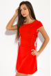 Платье на шнуровке по бокам 83P1238 красный