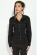Рубашка женская, офисная  81P0013 черный