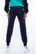 Спортивный костюм (свитшот, брюки) 120P619 темно-синий / бирюзовый
