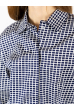 Рубашка женская 257P051 бело-синий