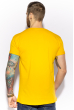 Футболка с надписью на груди 85F395 желтый