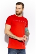 Футболка с текстовым принтом 85F397 красный