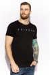 Футболка с текстовым принтом 85F397 черный