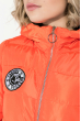 Куртка женская с нашивками 154V001 оранжевый