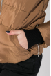 Куртка женская с нашивками 154V001 бежевый