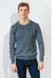 Свитер мужской однотонный 816K015 джинс
