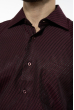 Рубашка 120PAR8013 бордово-черный