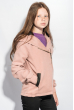 Куртка женская с замшевыми вставками 678K002 junior персиковый